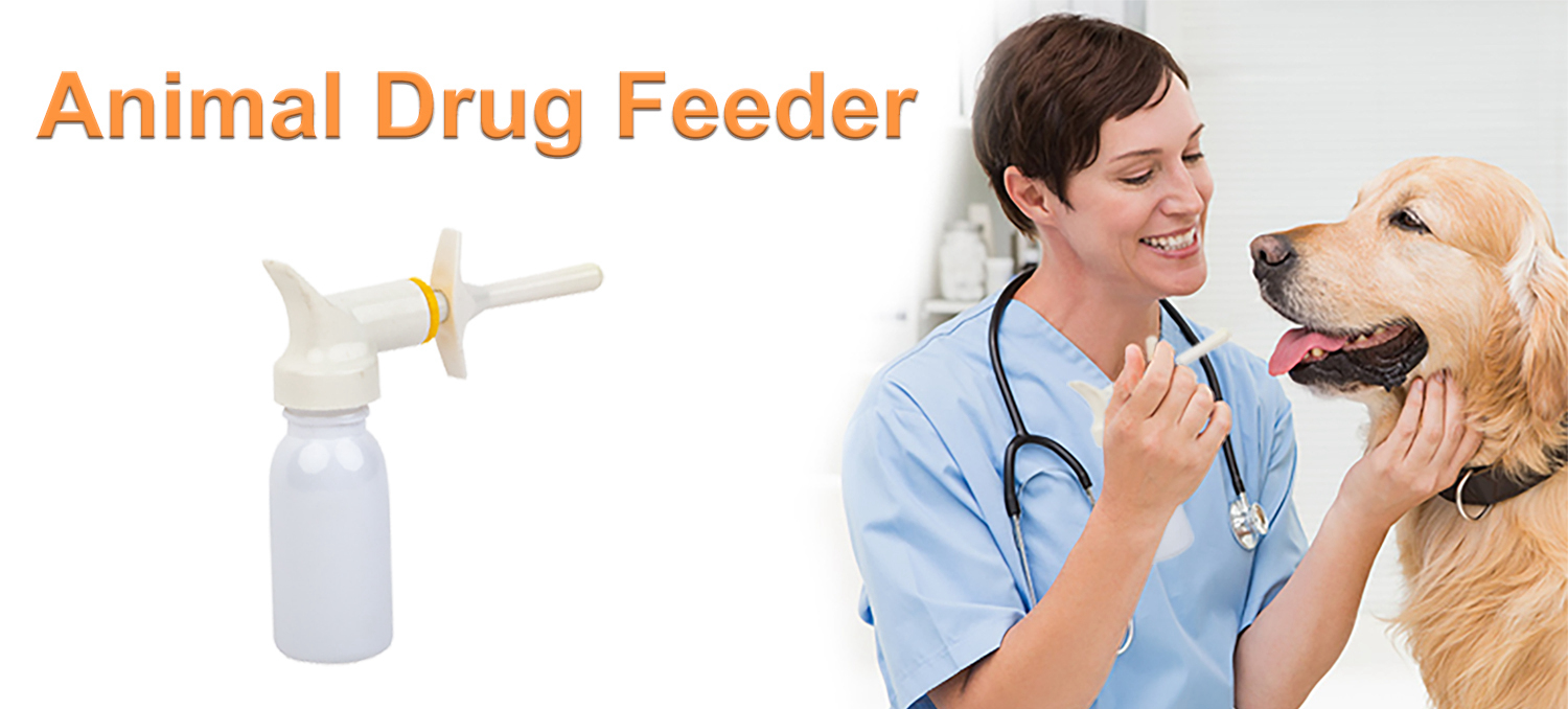 1ML Dosierung Veterinärspender Flüssigkeitszufuhr Pumpenauslöser für Tiere Haustiere