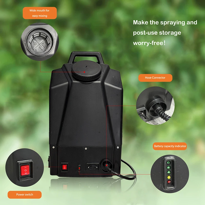 Kobold 20L elektrischer Rucksackspr&uuml;her, wiederaufladbarer, batteriebetriebener Spr&uuml;her f&uuml;r die Desinfektion von Landwirtschaft, Rasen und Garten (Blasformen)