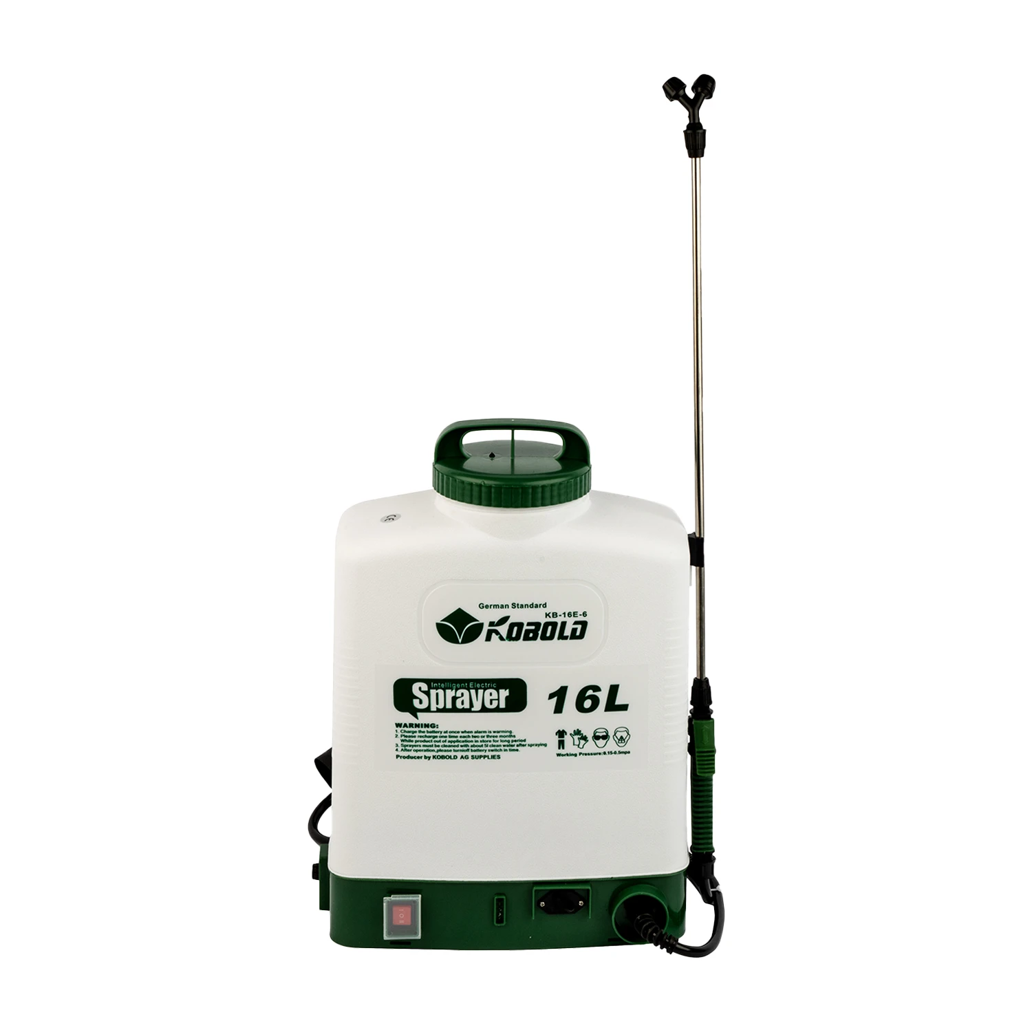 Kobold 16L elektrischer Rucksackspr&uuml;her, wiederaufladbarer, batteriebetriebener Spr&uuml;her f&uuml;r die Desinfektion von Landwirtschaft, Rasen und Garten