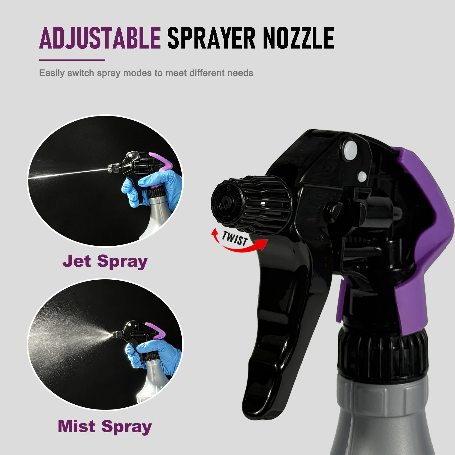 Professioneller Triggerspr&uuml;her, robuste Spr&uuml;hflasche f&uuml;r die Fahrzeugaufbereitung (1000 ml)