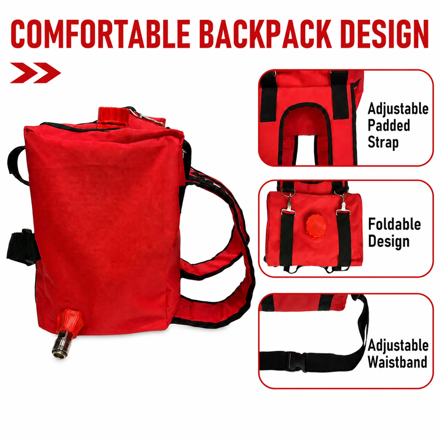 20-Liter-Doppelschicht-Rucksack zur Brandbek&auml;mpfung f&uuml;r den Notfalleinsatz in der Forstwirtschaft