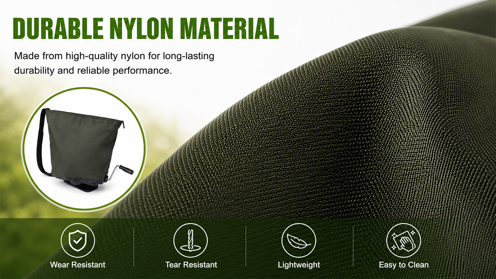 16L Nylon-Säbeutel für Rasendünger- und Salzanwendungen