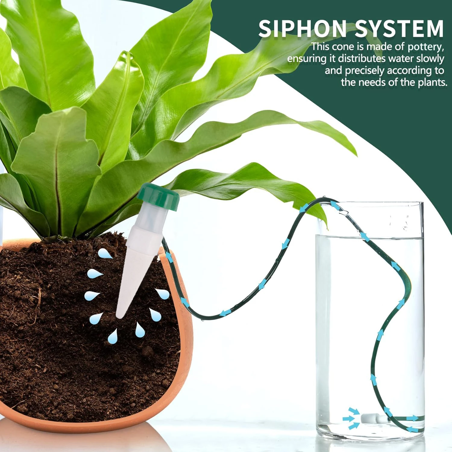 Automatischer Pflanzenbew&auml;sserer f&uuml;r Innen- und Au&szlig;enpflanzen, Gartenbew&auml;sserungssystem (klein)
